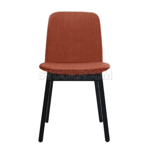 Beal Upholstered Fabric Dining Chair - Black Legs - More Colors