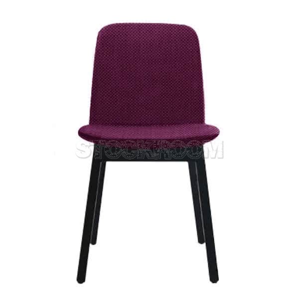 Beal Upholstered Fabric Dining Chair - Black Legs - More Colors