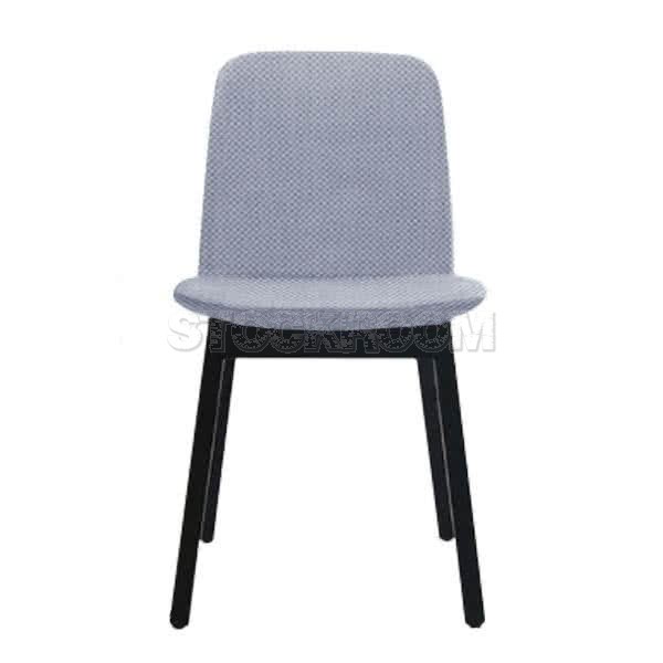 Beal Upholstered Fabric Dining Chair - Black Legs - More Colors