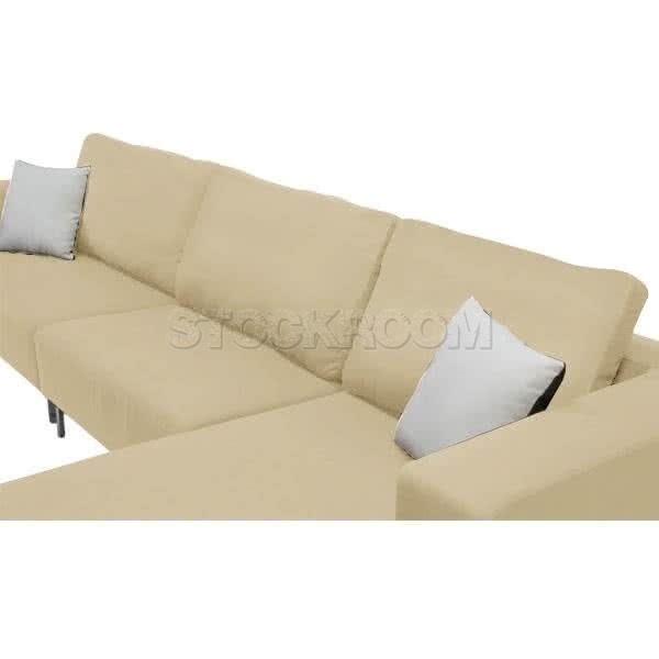 Corbin Fabric L-Shape Sofa