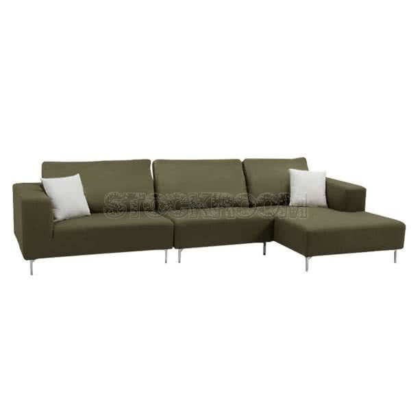 Corbin Fabric L-Shape Sofa