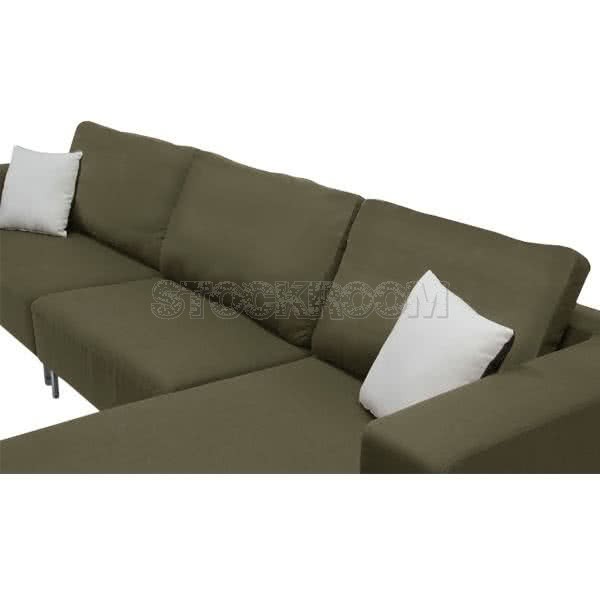 Corbin Fabric L-Shape Sofa