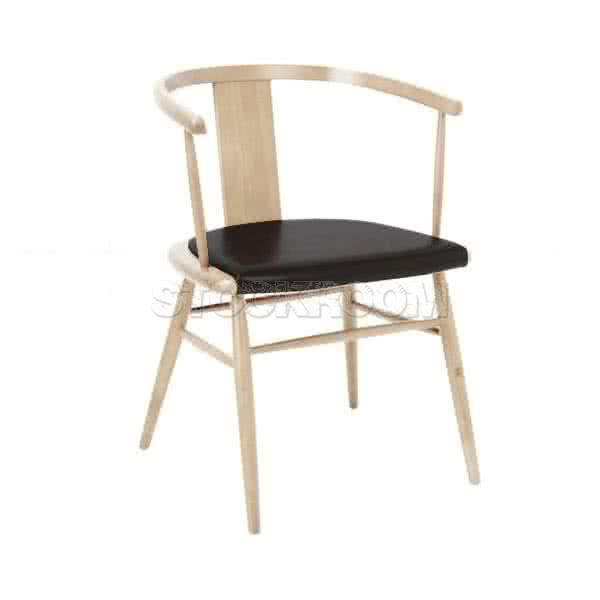 Mattan Style Solid Wood Armchair 