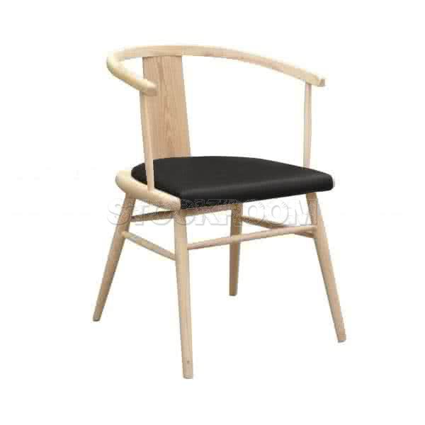 Mattan Style Solid Wood Armchair 