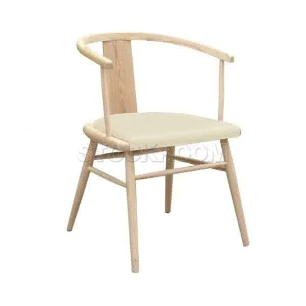 Mattan Style Solid Wood Armchair 