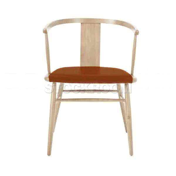 Mattan Style Solid Wood Armchair 