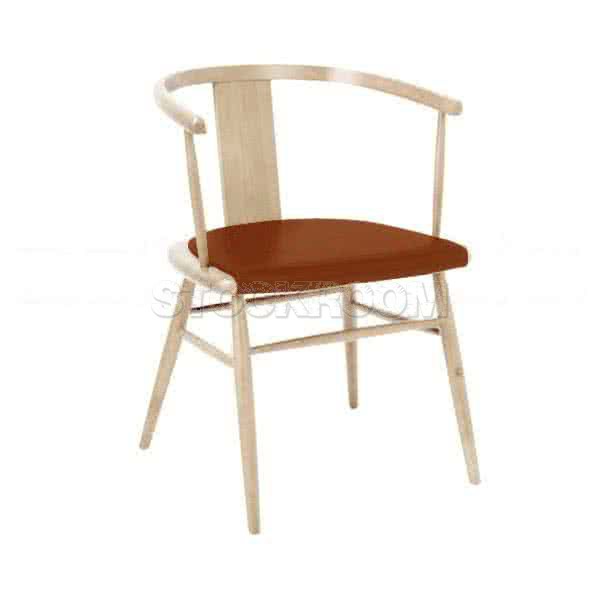 Mattan Style Solid Wood Armchair 