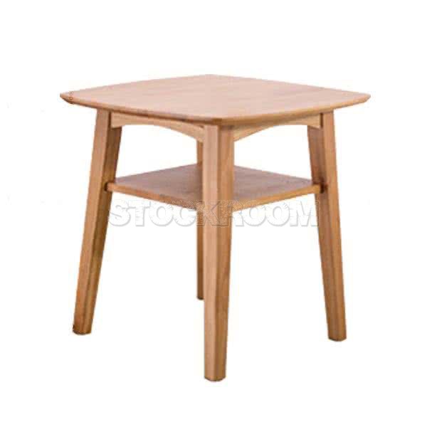 Olalla Solid Oak Side Table