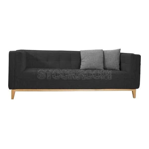 Bertrand Fabric 3 Seater Sofa 