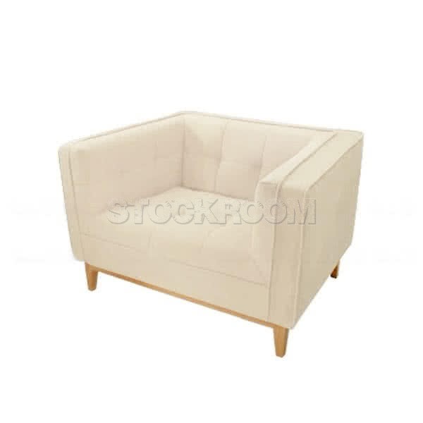 Bertrand Fabric Single Seater Sofa