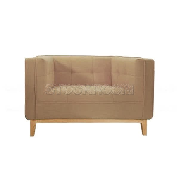 Bertrand Fabric Single Seater Sofa