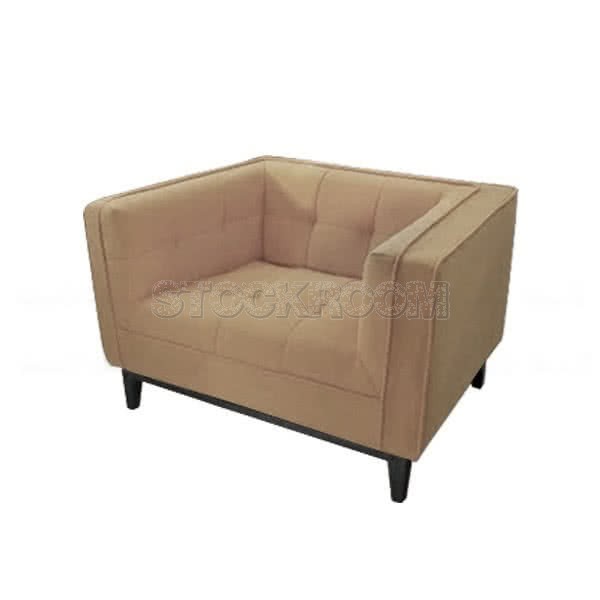 Bertrand Fabric Single Seater Sofa