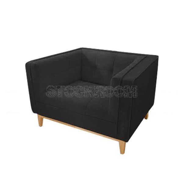 Bertrand Fabric Single Seater Sofa