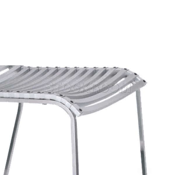 Pietro Aluminum Barstool