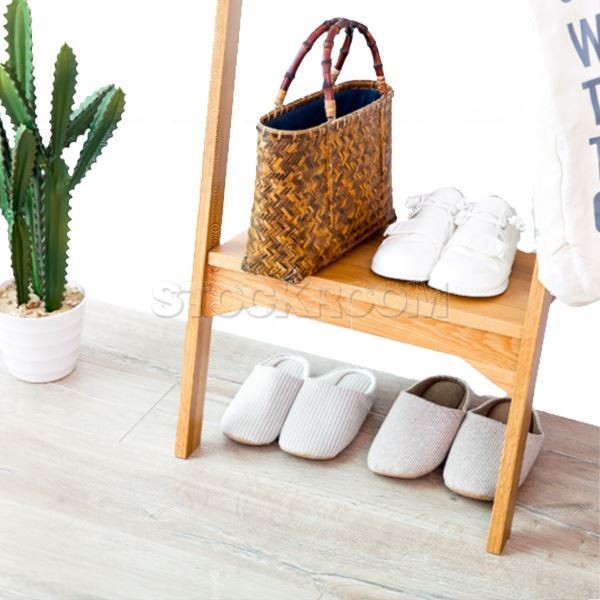 Katrien Leaning Wood Rack