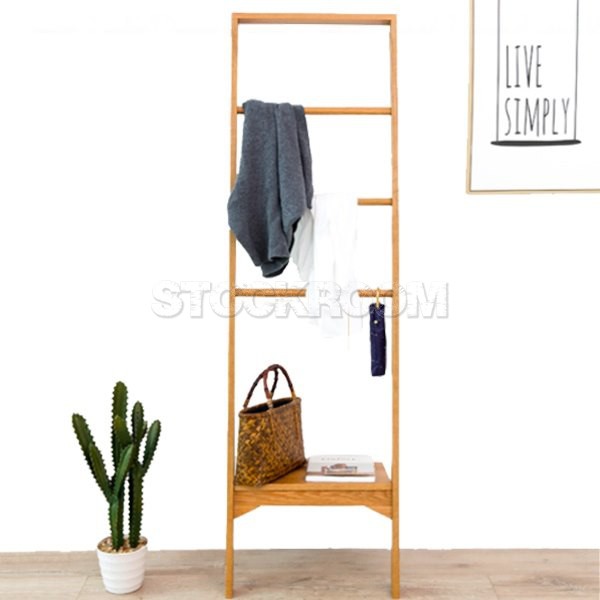Katrien Leaning Wood Rack