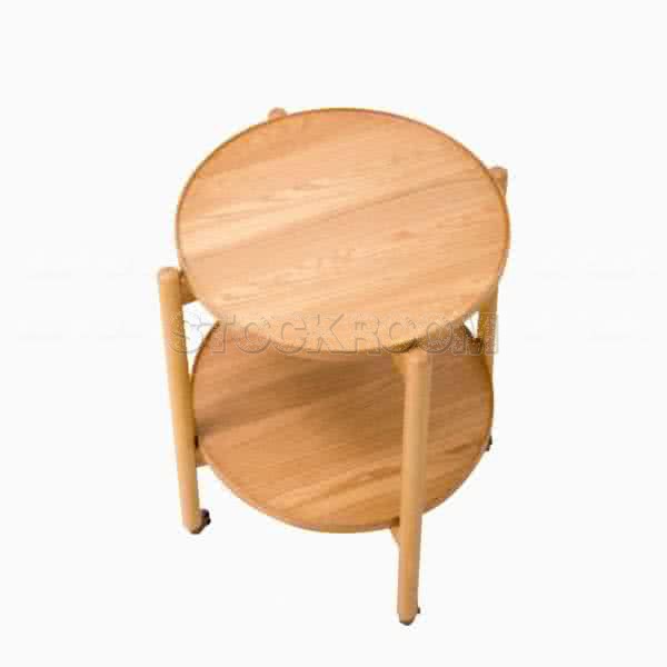 Pelagia Style Side Table with Wheels