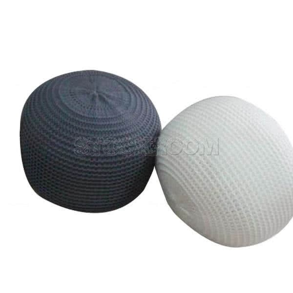 Marion Knitted Pouf - More Colors