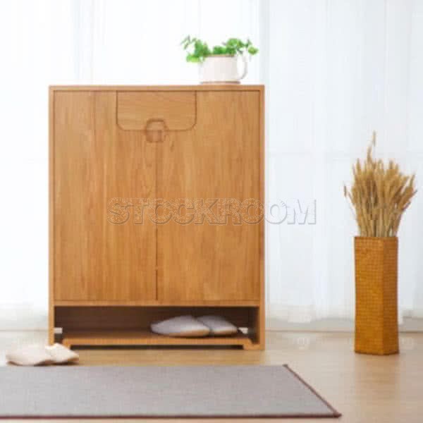 Ming Modern Chinese Style Shoe Cabinet