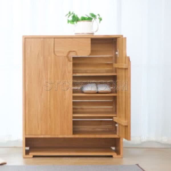 Ming Modern Chinese Style Shoe Cabinet