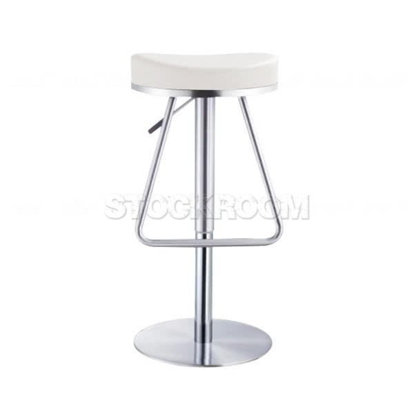 Birgir Stainless Steel Adjustable Barstool