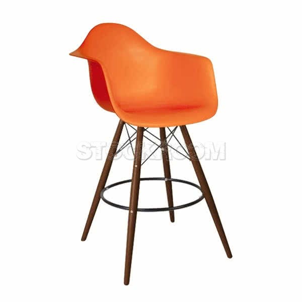 Charles Eames DAW Style Bar Stool