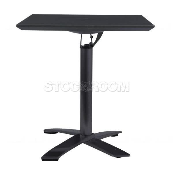 Glover Square Folding Table - Black Legs - More Colors