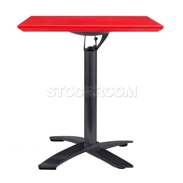 Glover Square Folding Table - Black Legs - More Colors