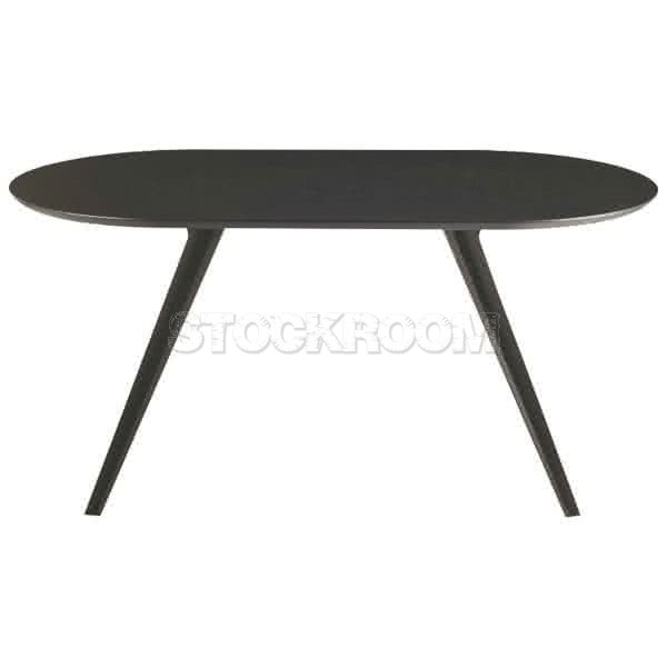 Leonor Style Dining Table - Black