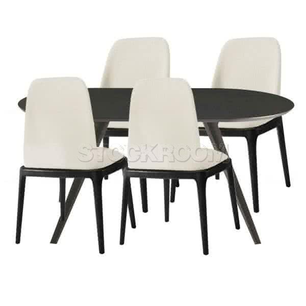 Leonor Style Dining Table - Black