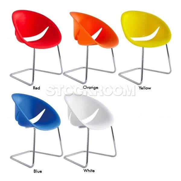 Wolfram Petal Chair - Cantilever Base