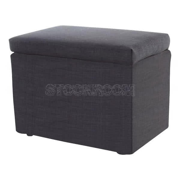 Allsorts Rectangle Storage Ottoman - Single Color