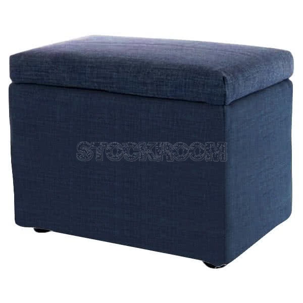 Allsorts Rectangle Storage Ottoman - Single Color