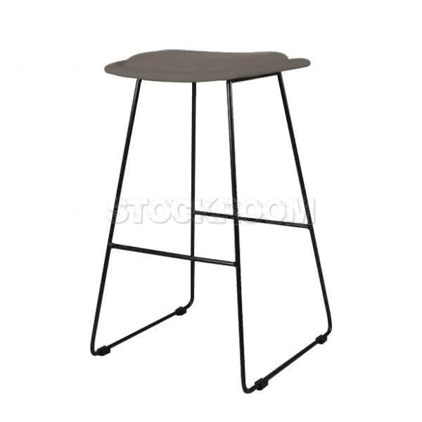 Margery Leather Upholstered Barstool