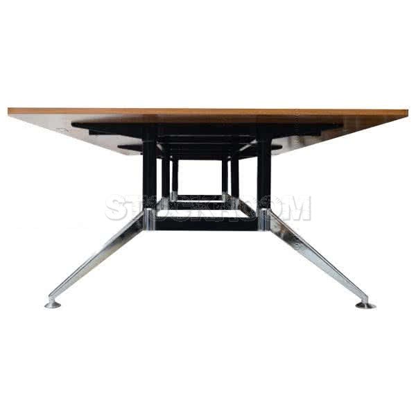 Geneva Large Conference Table with Cable Management