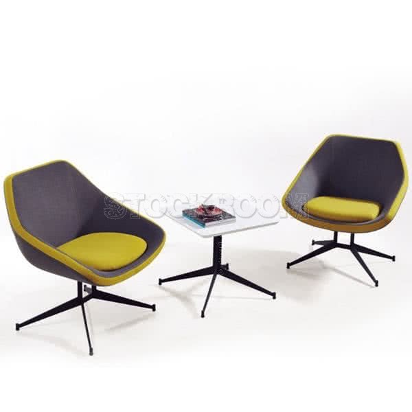 Ezra Dual Tone Side Chair Lounge Chair / Side Chair