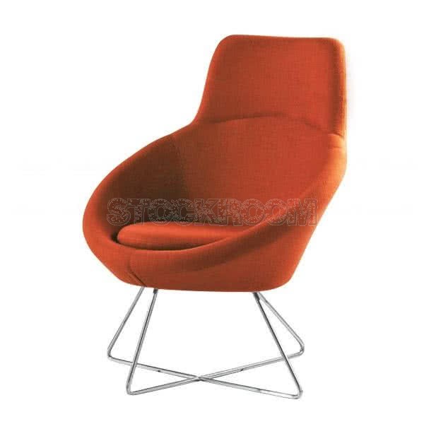 Gere Style High Back Lounge Chair