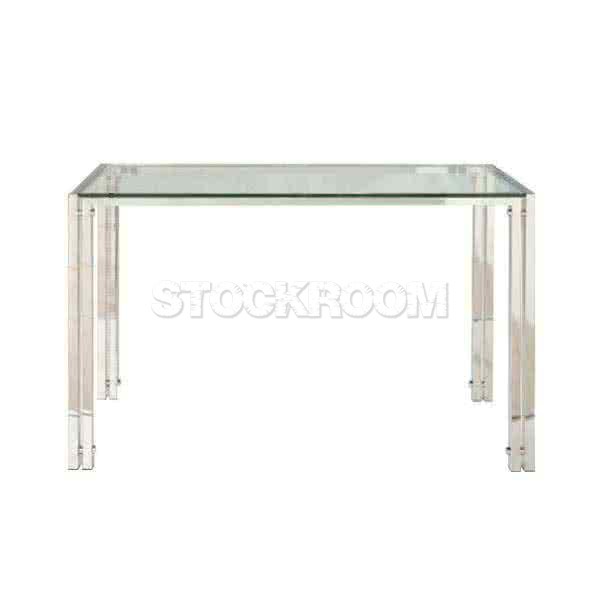 Larunda Glass Console Table