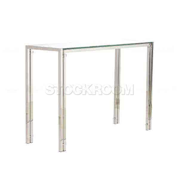 Larunda Glass Console Table