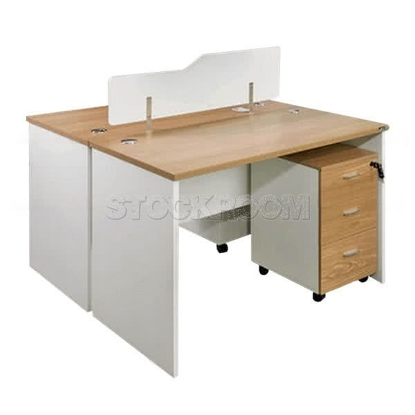 Mayline Office Desk and File Cabinet - More Sizes