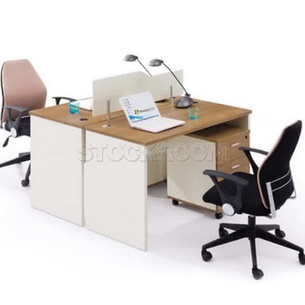 Mayline Office Desk and File Cabinet - More Sizes