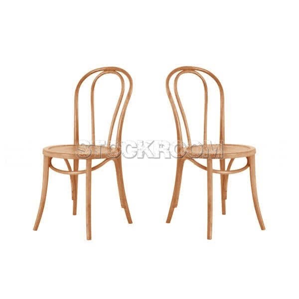Thonet Style Dining Chair - Timber (Two chair in a set)