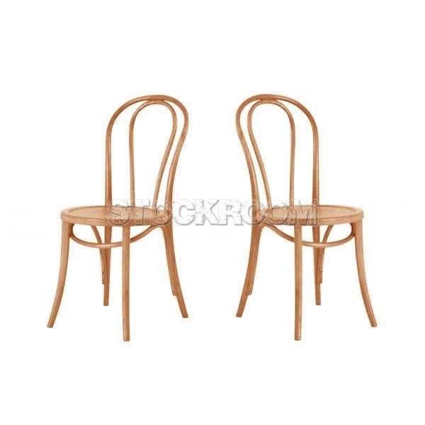 Thonet Style Dining Chair - Timber (Two chair in a set)