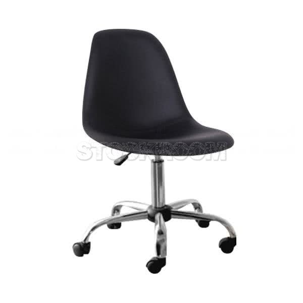 Eames DSW Style Office Chair - Leather 
