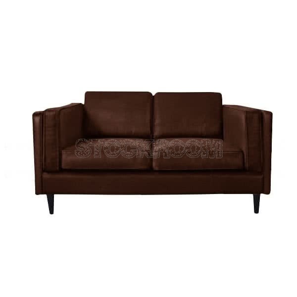 Mercia Contemporary Leather 2 Seater Sofa