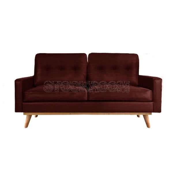 Hoover Leather 2 Seater Sofa