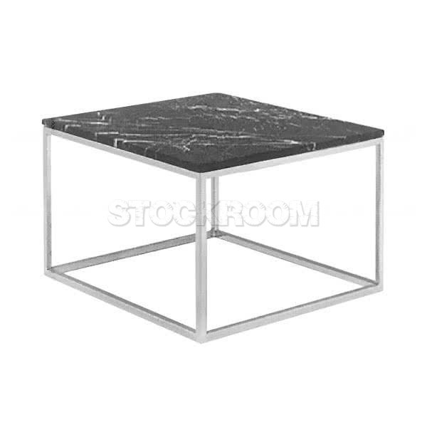 Evie Square Marble Coffee Table 