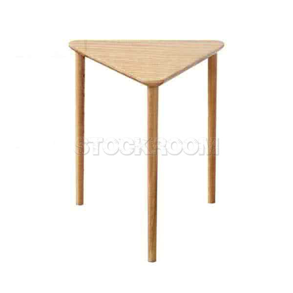 Arancia Triangular Solid Wood Side Table / Table Set