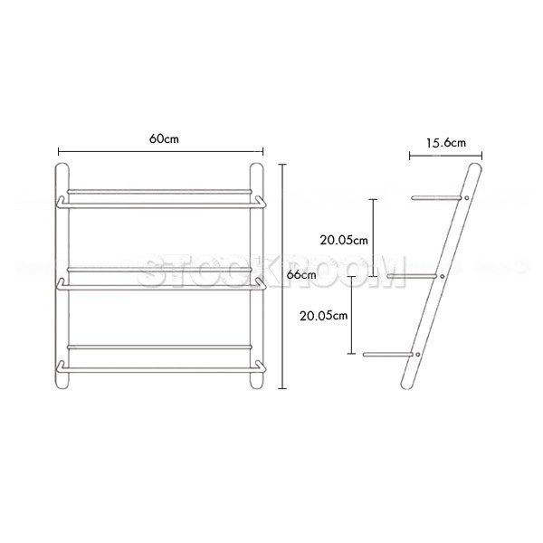 Garrison Leaning Shoe Rack