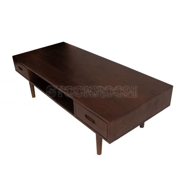 Aldiva Solid Wood Coffee Table